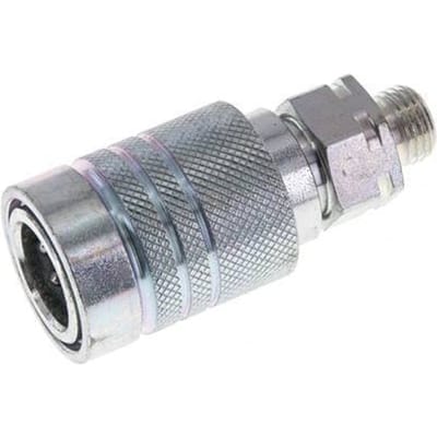 Stalen DN 10 Hydraulische Koppeling Snelkoppeling 8 mm L Knelring ISO 7241-1 A/8434-1 D 17.3mm