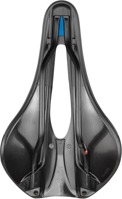 Fietszadel - MTB Zadel - Off-road Rijden - Anatomisch Gat - 245 x 145 mm - Grijs