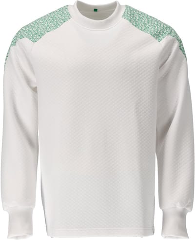 Mascot Food & Care Sweatshirt 20084-932 - wit/helder groen - 3XL