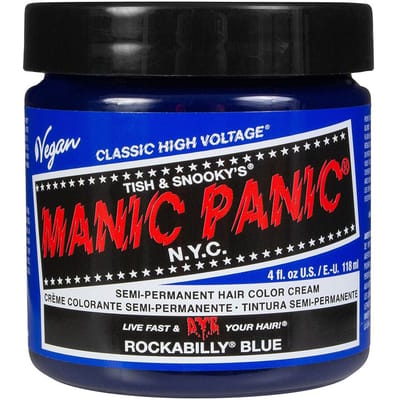 Manic Panic Semi permanente haarverf Rockabilly Blue Classic Blauw