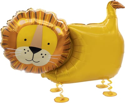 Folieballon - Walking Lion - 96 cm - Helium- en Luchtvulling