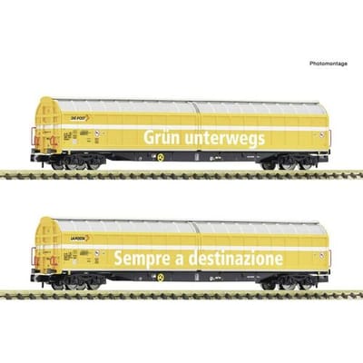 Fleischmann 6660155 N 2-delig Set: Grote schuifwandwagen, Wascosa