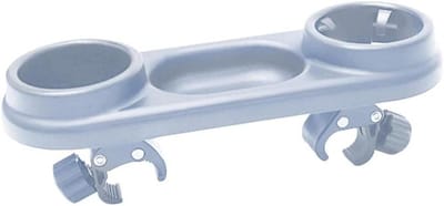 Babysnackbak - Kinderwagen bak - Onderweg opbergen - Verstelbare clips - 35.5 cm - Zwart