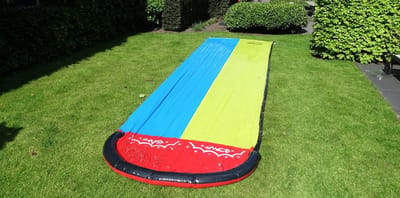 J.E Waterglijbaan - Buikschuifbaan - Waterslide - Kinderspeelgoed - Waterglijmat - 4,8 meter lang