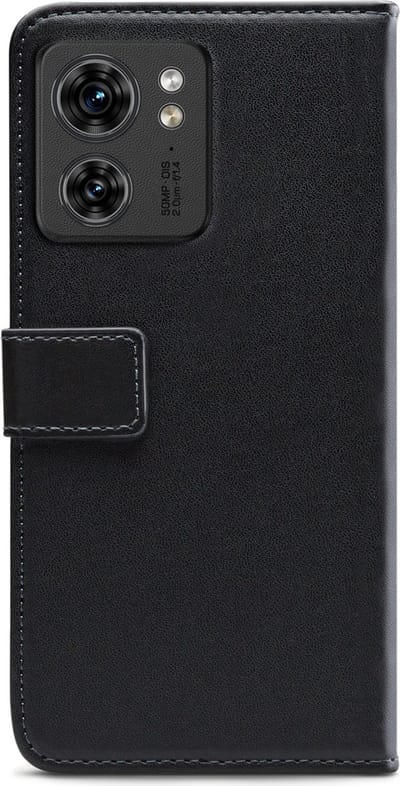 Mobilize Telefoonhoesje geschikt voor Motorola Edge 40 Hoesje | Mobilize Classic Gelly Wallet Bookcase Portemonnee | Pasjeshouder voor 2 Pasjes | Telefoonhoesje voor Pinpas / OV Kaart / Rijbewijs - Zwart