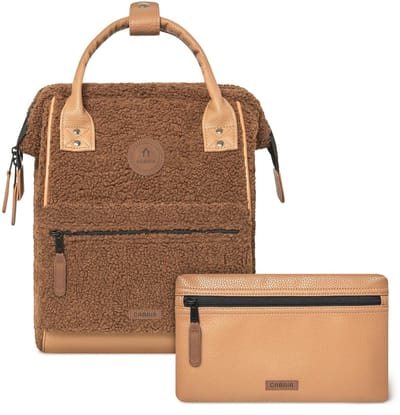 CABAIA vrije tijd rugzak rugzak met laptopvak Adventurer Fleece Backpack 10L Tucson bruine