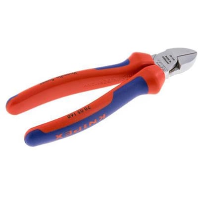 Knipex-Zijkniptang 160mm 2-Componenten Handgreep
