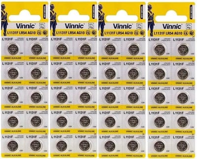 Vinnic AG10 LR54 Alkaline Knoopcel Batterij 40 Stuks