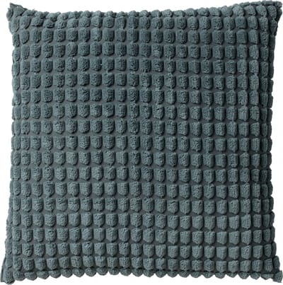 Dutch Decor ROME - kussenhoes 45x45 cm - effen kleur - 3D-structuur - Jadeite - lichtgroen - met rits - zonder binnenkussen