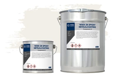 Wixx 2K Epoxy Metaalcoating - 5L - RAL 9010 | Zuiver Wit