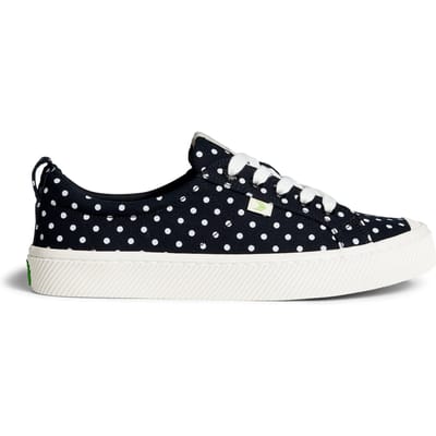 Cariuma Oca Canvas White Black Polka Dots Maat: 43 | Sneakers Outlet | Unisex | Blauw