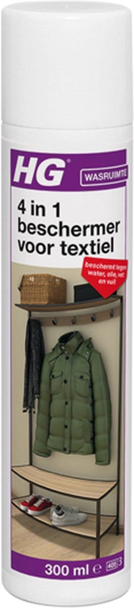 HG Water, Olie, Vet & Vuil Dicht Voor Textiel - 300 ml - 2 Stuks !