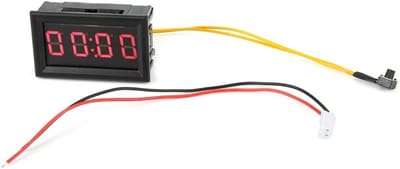 Digitale Auto Klok met LED Verlichting - Luminous Auto Accessoire voor Decoratie en Tijdweergave in Rood