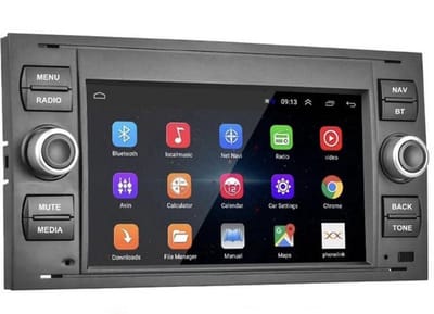 CarPlay geschikt voor Ford Fiesta Focus C-Max S-Max Galaxy Fusion Connect Android navigatie Bluetooth USB WiFi