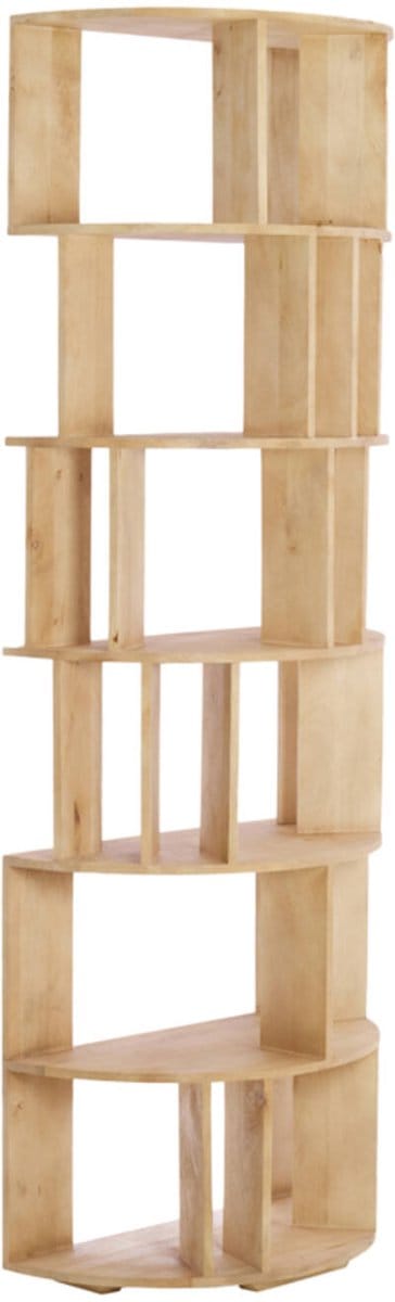 Light&living Wandkast open 76x37x212 cm LIMPYA mat naturel