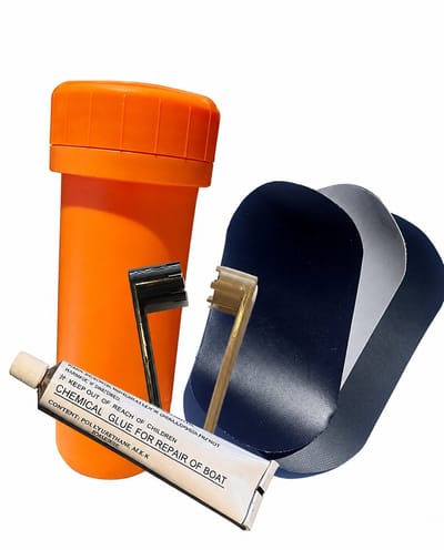 Lijmset, reparatieset voor rubberboot/funband/luchtbed