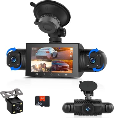 Dashcam - Autocamera Rijcamera - Veilig Rijden - 1080P HD Resolutie - 3 Inch Scherm - Zwart