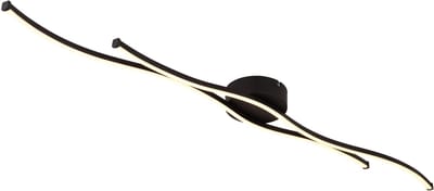 Plafonniere - zwart - BOYD - metaal - LED - 67336-30 - Globo
