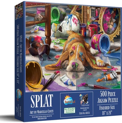 XL legpuzzel -Verfspetters - 500 extra grote stukjes -SunsOut