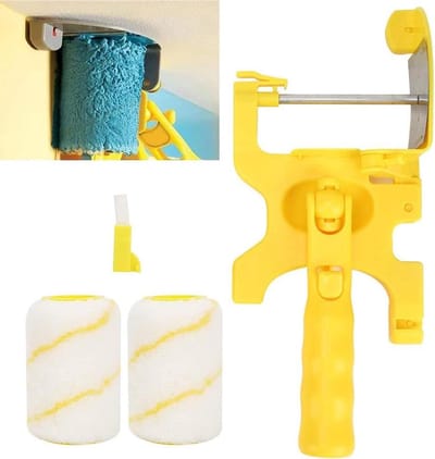 Allecto Plus - Handmatige Schilderen Roller Kit voor Muur en Plafond Renovatie met 2 Rollers