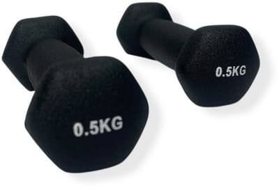 Padisport - Dumbells 0.5 Kg - Halter - Gewichten Set Halters - Gewichten 0.5 Kg - Zwart - Gewichten