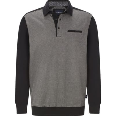 Babista herren Sweatshirt - 48/50 - grijs - Plus Size
