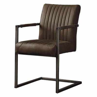 Tower Living Armstoel Ferro Stof Savannah Donkerbruin