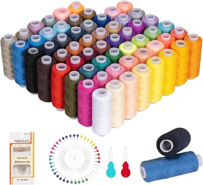 Naaigaren voor naaimachines - 250 yard per rol - 100% polyester - Ideaal voor naaiprojecten