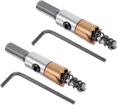 Dailygoods- Gatzagen 2 Stuks 13mm - Gatenzaagset voor Hout/Metaal - HSS Gatenboor - Precisie Snijden - Duurzaam en Slijtvast - Gatenzaag