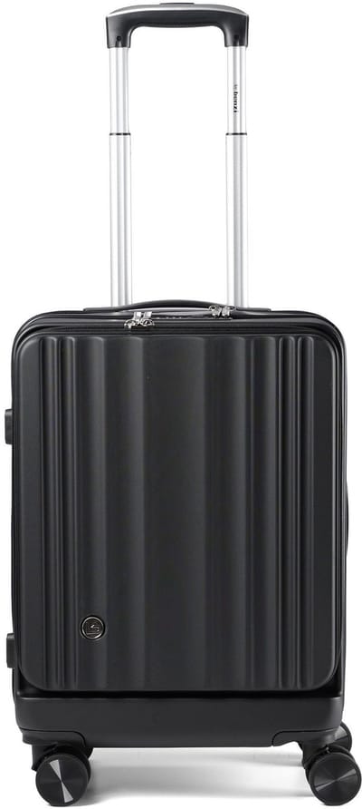 Benzi 5801 4 wielen Cabinewagen 55 cm Laptopvak - Harde bagage - TSA slot - schwarz