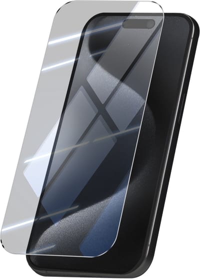 Mayaxess, Screenprotector geschikt voor iPhone 15 Pro - 9H Tempered Glass & Anti-Scratch, Transparant