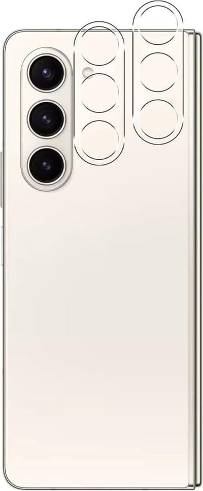 Camera Protector voor Samsung Galaxy Z Fold 5 - 2 stuks van glas Transparante glazen