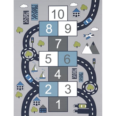 Kindertapijt Bini grijs  240x340 cm
