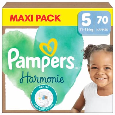 Pampers - Harmonie - Maat 5 - Mega Pack - 70 stuks - 11/16 KG