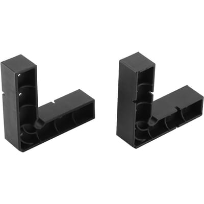 2 stuks 90 graden L-vormige rechte hoek klem hoekklem fotolijst houtbewerkingsgereedschap (9,5*9,5*2cm)