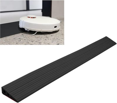 Zelfklevende Drempelhulp voor Rolstoel en Scooter, Antislip, 90 cm Breed, Zwart