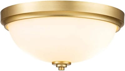 Feiss LED Badkamerarmatuur Malibu | 2X E27 Max 60W | IP44 | Dimbaar | Brushed Brass