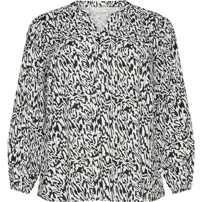 Damesblouse met lange mouwen KAFFE Curve Mahlena