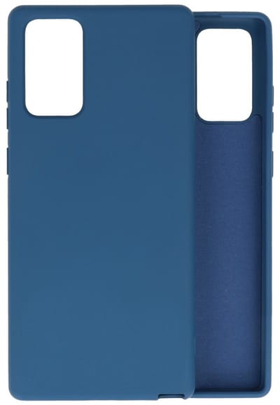 Hoesje Geschikt voor de Samsung Galaxy Note 20 - Fashion Color Backcover Telefoonhoesje - Navy