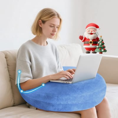 Ergonomisch Kussen met Armsteun voor Lezen en Gaming in Bed of op de Bank
