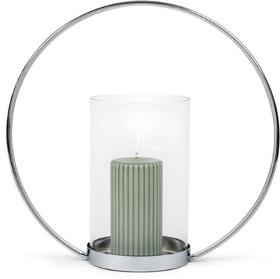 Zilverstad - Windlicht Elana zilver kleur - Moederdag cadeautip!