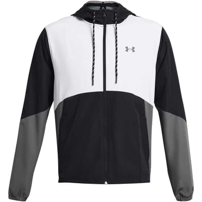 Under Armour Heren Legacy Hooded Windbreaker (Zwart)