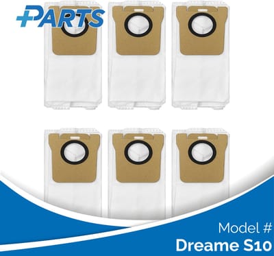 Dreame S10 Stofzakken (6 Stuks, Plus.Parts® alternatief voor RDB3)