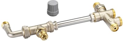 Danfoss RA-K Basisset Rad.aansl.combi. m kraan+onderblok