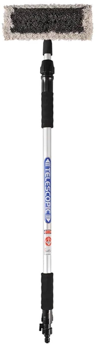 ProPlus Wasborstel - Telescopische Steel - 1,8 m - Telescoopsteel - Ramenwasser - Zwart
