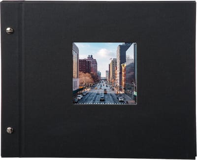 Goldbuch Bella Vista zwart 30x25 Schroefalbum 40 zwarte pagina's