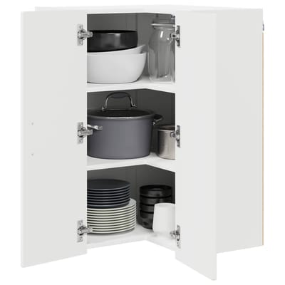 vidaXL - Vaatwasserpaneel - Kalmar - Hoogglans - wit - 57 - x - 57 - x - 80 - cm