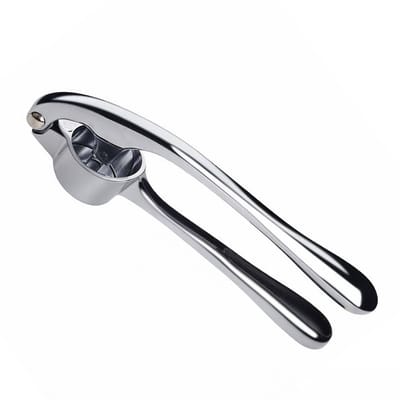 Knoflookpers - Gemberpers - Lookpers - Vaatwasser bestendig - Roestvrij - Zilver