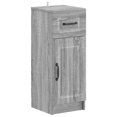 vidaXL - Badkamer - Opbergkast - UTRECHT - Grijs - Sonoma - 30 - x - 31 - x - 77 - cm