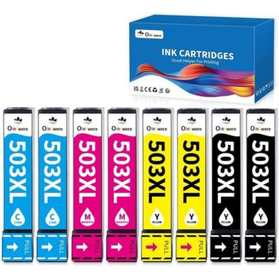 Set Van 8 Cartridges 503Xl 503 Xl Compatibel Met Epson 503Xl Multipack Inktcartridge Voor Epson Expression Home Xp-5200 Xp-5205